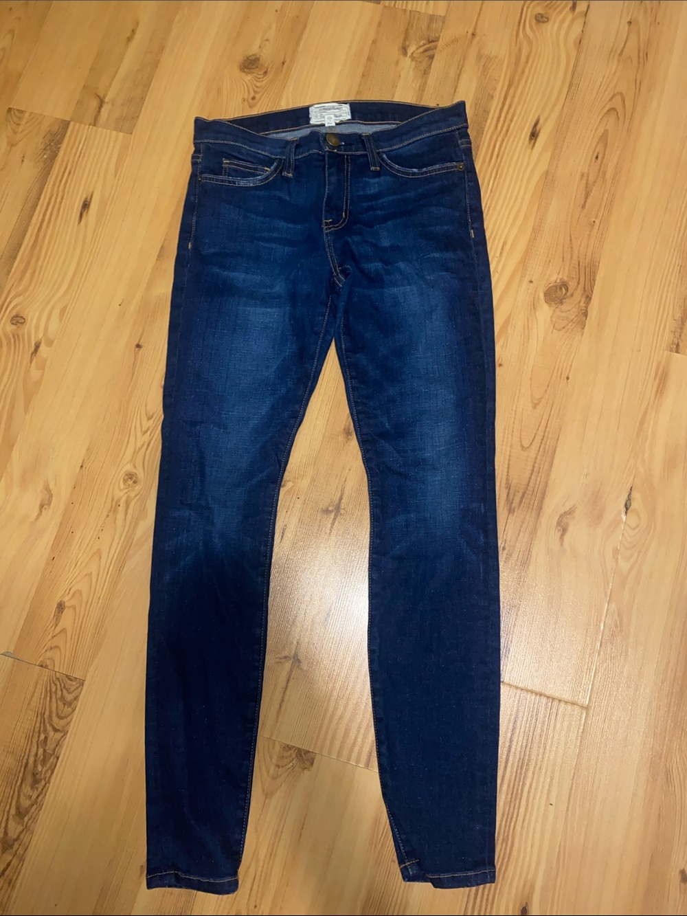 Current/Elliott Deep Indigo Skinny Jeans
